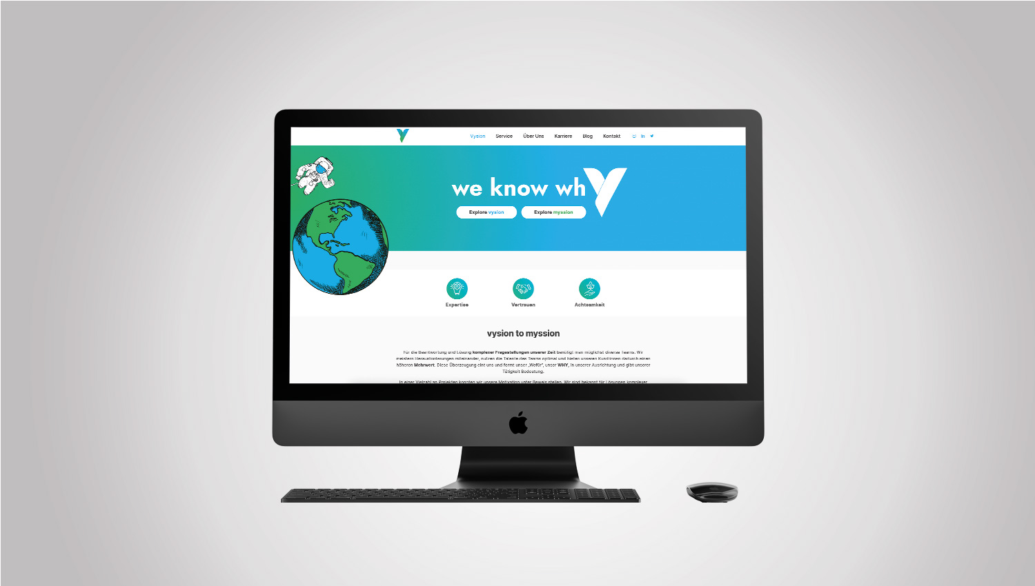 vysion Website Startseite